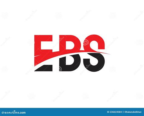 EBS Letter Initial Logo Design Vector Illustration | CartoonDealer.com ...