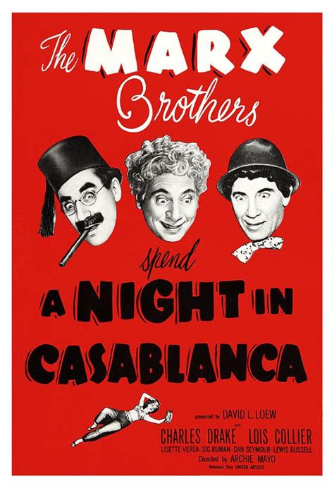 The Marx Brothers A Night in Casablanca Home by jangoArts, $21.00 | Comedy movies posters, Marx ...