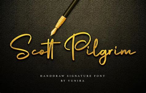 Scott Pilgrim Font Free Download - [By Vunira Design] | Fonty Fonts