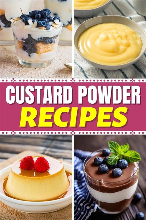 17 Best Custard Powder Recipes and Ideas - Insanely Good