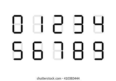 184 7 Segment Fonts Bilder, Stockfotos und Vektorgrafiken | Shutterstock