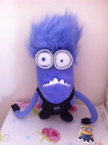 Despicable Me 2 Purple Minion 28cm Plush | #540132698