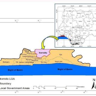 Map of Lagos State showing the study LGA. | Download Scientific Diagram