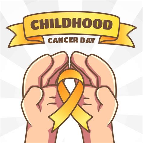 Premium Vector | International childhood cancer day iccd raise ...