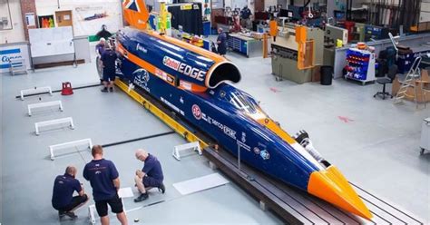 Bloodhound supersonic car team preparing for 1,000mph land speed record bid tests at Newquay ...