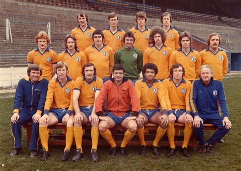 Mansfield Town team group in 1976-77. Retro Football, Football Team ...