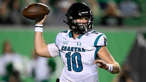 Coastal Carolina QB Grayson McCall transferring to NC State - ABC11 ...