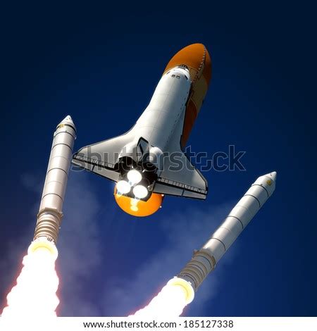 Solid Rocket Boosters Separation Realistic 3d Stock Illustration 185127338 - Shutterstock