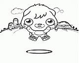 Moshi Monsters Coloring Page Katsuma  Nation sketch template