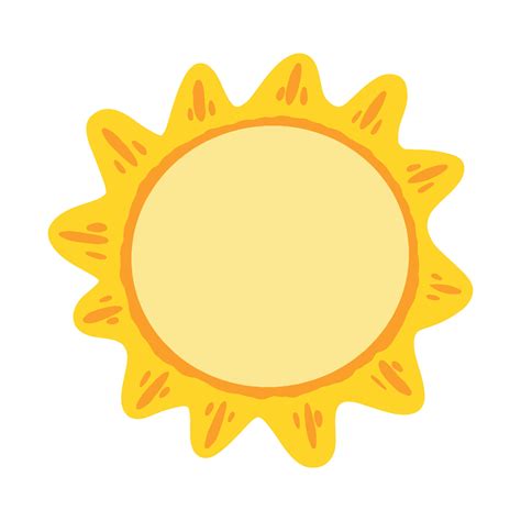 Drawing Cute Sun Cartoon doodle vector illustration in white background 23795537 Vector Art at ...