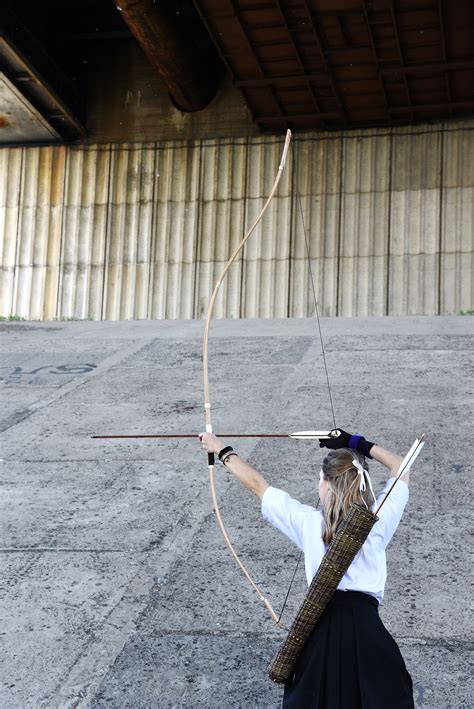 Yumi Bow For Kyudo Japanese Samurai Kyujutsu Long Bow | Etsy