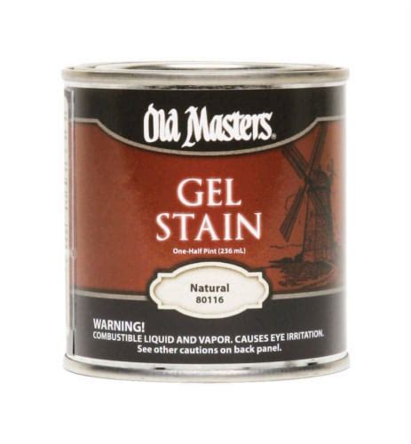 Old Masters Gel Stain Semi-Transparent Natural Oil-Based Gel Stain 0.5 ...