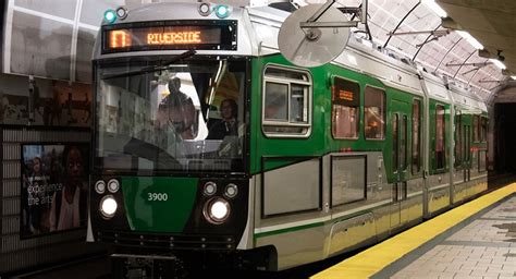 The First New MBTA Green Line Train Just Hit the Tracks