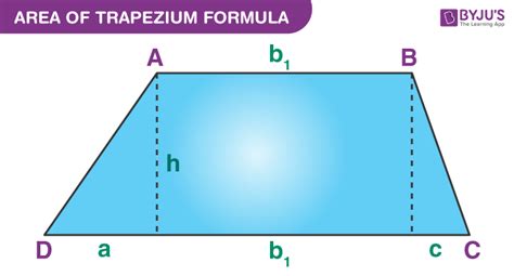 Area of Trapezium - Definition, Formulas, Derivation, Examples & Properties