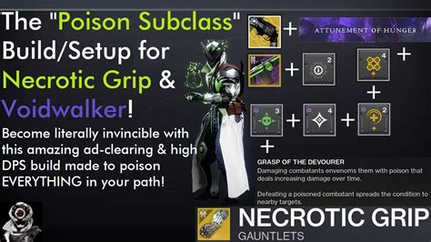 Destiny 2: The ULTIMATE Build to Make NECROTIC GRIP Your Whole Subclass ...