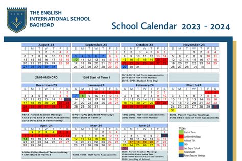 Academic Calendar – EISB