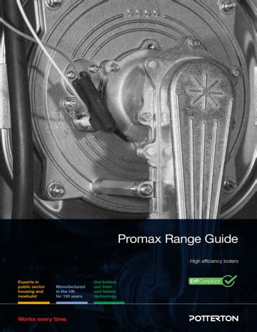 Potterton Promax Range Guide | Manualzz