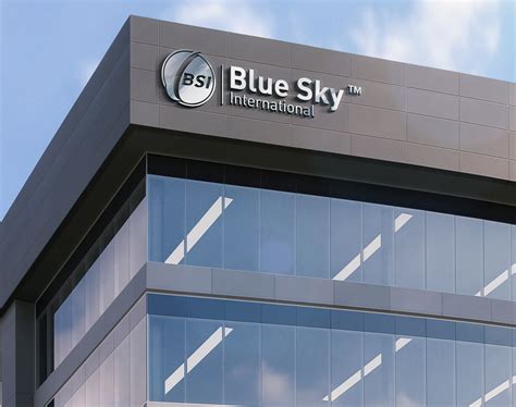 "Blue Sky International" logo design on Behance