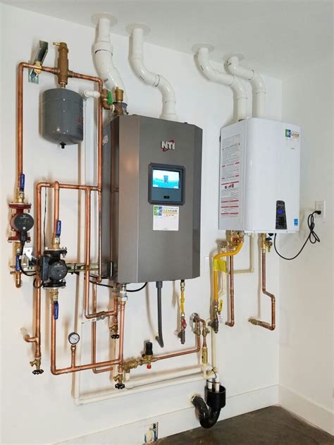 NTI High Efficiency Propane Boiler, for in floor radiant heat. Grundfos ...