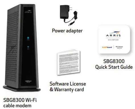 ARRIS SBG8300 Wi-Fi Cable Modem User Guide