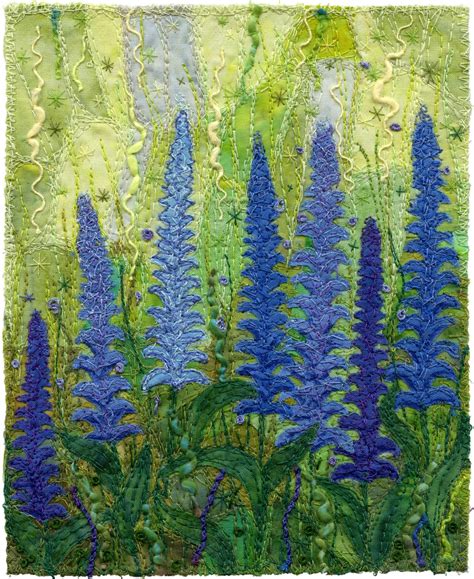 Blue Garden 2 | 5 ½” x 7" 12" x 15" framed SOLD www.chursino… | Flickr