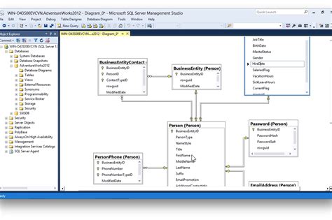 Sql Server Database Diagram Designer Database Sql Schema Ser