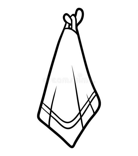 Towel Clipart Black And White