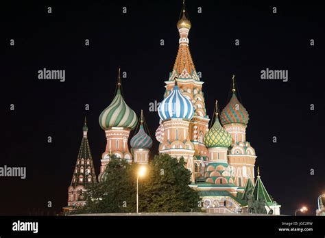 Red Square, Kremlin, Moscow at night Stock Photo - Alamy