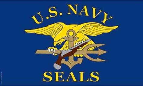 nsm-Blue-Trident Flag - National Navy UDT-SEAL Museum