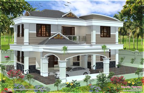 Double Storey House Plans With Balcony