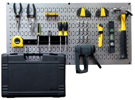 Wall Control Modular Pegboard Tool Organizer System - Wall-Mounted ...