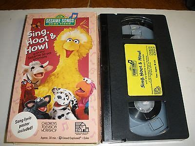 Sesame Street - Sing, Hoot Howl (VHS, 1991) 74645131238 | eBay