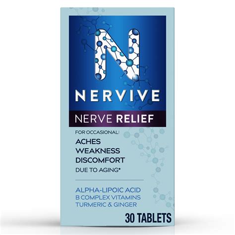 Nervive Nerve Relief for Nerve Aches, Weakness, Discomfort, 30 Ct - Walmart.com