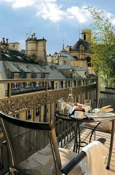 Coffee on the balcony... | Parisian life, Paris balcony, Parisian balcony