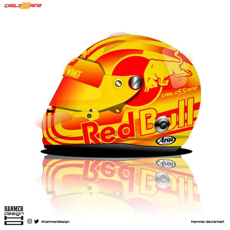 Carlos Sainz jr Helmet design by hanmer on DeviantArt