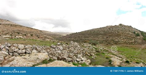 Shiloh, Israel stock photo. Image of horizontal, antique - 73817196