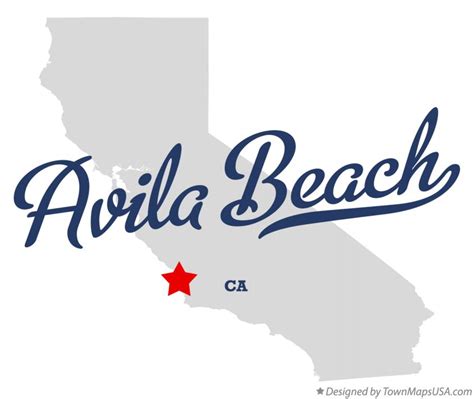 Map of Avila Beach, CA, California