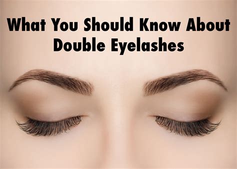 What You Should Know About Double Eyelashes | Double eyelashes ...