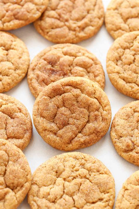 Soft & Chewy Pumpkin Snickerdoodle Cookies