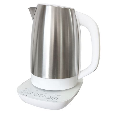 Electric Kettle 1.7L Electric Milk Modulator Stainless Steel Water Kettle Multy-Use Cordless ...