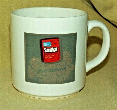 SANKA MUG NATURALLY DECAFFEINATED GROUND COFFEE CUP HEAT ACTIVATED ITS NATURAL. #Sanka | Coffee ...