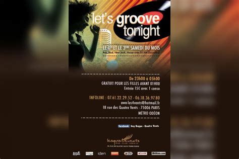 Let's Groove Tonight!! - Sortiraparis.com