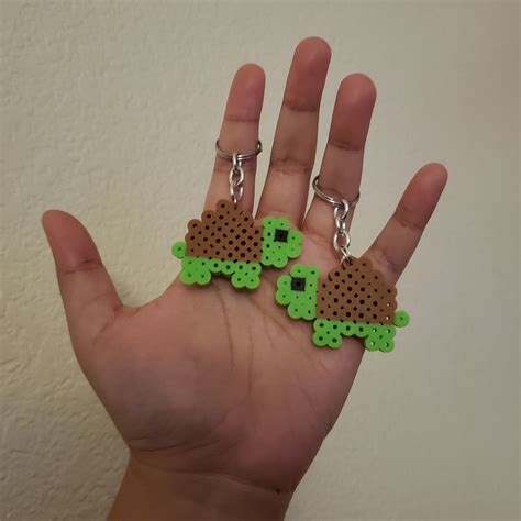 Animal Perler Bead Keychain - Etsy