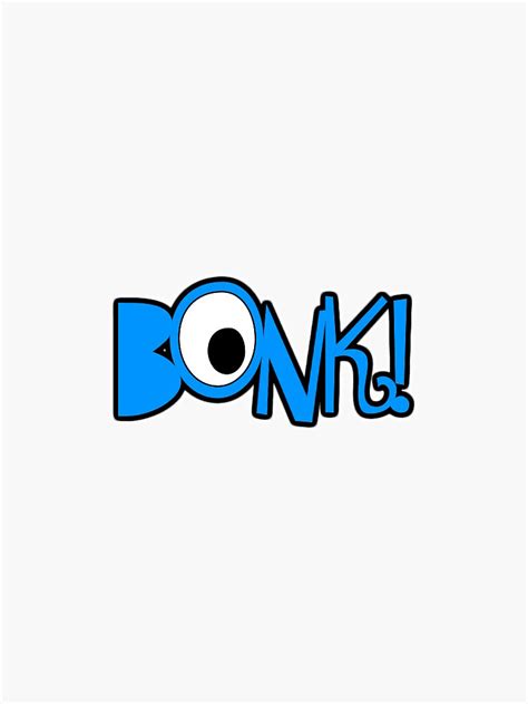 "BONK! Logo" Sticker for Sale by TheMightyCretin | Redbubble