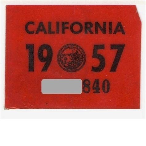 California License Plate Sticker Colors By Year - fieldskyey