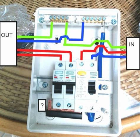 Wiring A Garage Consumer Unit Diagram