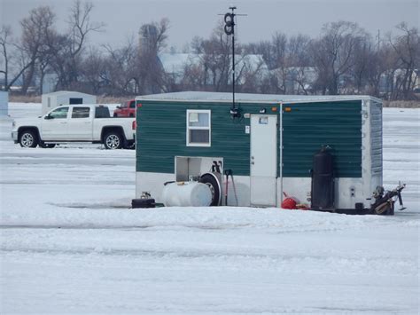 Ice fishing shelters approach removal deadline | News, Sports, Jobs - The Journal