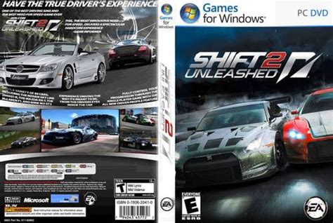 PC Games CD Cover: Need For Speed Shift2 Unleashed CD Cover