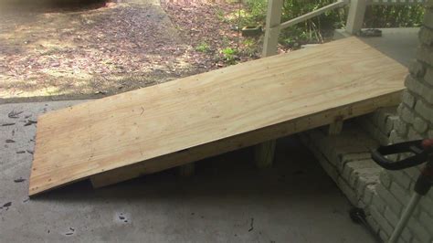 DIY RAMP HOW TO BUILD A QUICK, EASY STRONG RAMP FOR HOME, SHED, DOG #ramp #handicap #disabled # ...