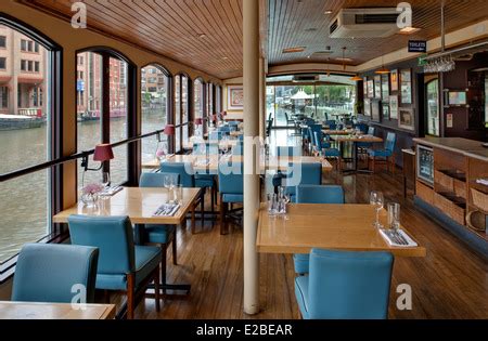 The Glass Boat restaurant, Bristol docks, Bristol, UK Stock Photo - Alamy